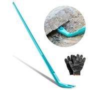 VEVOR Barra de Palanca de Acero al Carbono, Extractor de Palés de 140 cm, Capacidad de Carga de 900 kg, Herramienta de Desmontaje de Madera con Guantes para Desmontar Tablas de Extracción