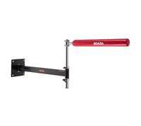 VEVOR Barra de Reflejo de Boxeo para Montaje en Pared 725x200x470 mm Barra Giratoria de Boxeo Con guantes Equipo De Entrenamiento para Entrenamiento de Boxeo, Alivio del Estrés, Fitness, Negro y Rojo