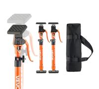VEVOR Barra de Soporte para Elevador de Armarios, 2 Piezas, Ajustable 48-75 cm, Varilla Telescópica Rápida Resistente de Acero, Carga de 100 kg para Instalar Armarios y Levantar Paneles de Yeso