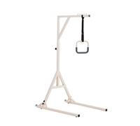 VEVOR Barra de Trapecio para Movilidad en Cama, con 2 Ruedas, Carga de 158,7 kg, con Soporte de Suelo para Personas Mayores, Discapacitadas y Pacientes Postrados en Cama, 1110 x 760 x 1745 mm