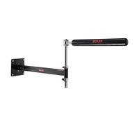 VEVOR Barra Giratoria de Boxeo Montada en Pared 735 x 230 x 175 mm Barra Giratoria con Pelota de Boxeo Entrenador de Velocidad de Boxeo Ajustable Barra de Boxeo Reflejo con Guantes para Fitness, Negro