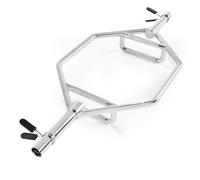 VEVOR Barra Hexagonal, Capacidad de 360 kg, Barras para Encogimientos de Hombros con Agarres Moleteados, Equipo de Levantamiento de Pesas y Entrenamiento de Fuerza, 1425 x 580 x 147 mm, Plata