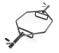 VEVOR Barra Hexagonal, Capacidad de 360 kg, Barras para Encogimientos de Hombros con Agarres Moleteados, Equipo de Levantamiento de Pesas y Entrenamiento de Fuerza, Negro, 1425 x 580 x 147 mm