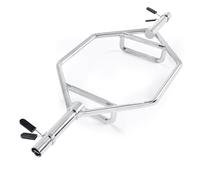 VEVOR Barra Hexagonal, Capacidad de 360 kg, Barras para Encogimientos de Hombros con Agarres Moleteados, Equipo de Levantamiento de Pesas y Entrenamiento de Fuerza, 1425 x 580 x 147 mm, Plata