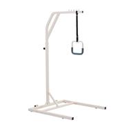 VEVOR Barra Trapecio para Movilidad en la Cama, Altura Ajustable, con 2 Ruedas, Capacidad de 136 kg, Ayuda para Levantarse de la Cama para Personas Mayores con Discapacidad, 990 x 900 x 1730 mm