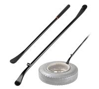 VEVOR Barras de Neumáticos 2 Piezas Largo de 97 cm y 76,5 cm, Cuchara para Desmontar Neumáticos de Acero de Aleación Resistente, para Camiones, Semirremolques, Vehículos Todoterreno, Furgonetas