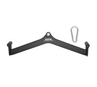 VEVOR Barras Extraíbles para Máquina de Cable 58,5x14x17 cm Barra de Tracción para Tríceps Mango Recubierto de Goma para Entrenamiento de Fuerza de Espalda Barra en V Barra en T para Gimnasio