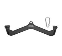 VEVOR Barras Extraíbles para Máquina de Cable 58x11,5x17 cm Barra de Tracción para Tríceps Mango Recubierto de Goma para Entrenamiento de Fuerza de Espalda Barra en V Barra en T para Gimnasio