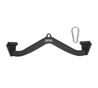 VEVOR Barras Extraíbles para Máquina de Cable 60,5x14x17 cm Barra de Tracción para Tríceps Mango Recubierto de Goma para Entrenamiento de Fuerza de Espalda Barra en V Barra en T para Gimnasio