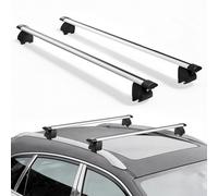 VEVOR Barras Transversales para Portaequipajes de Techo, Longitud de 1200 mm, Ajuste Universal para Rieles de Techo Empotrados, Carga de 75 kg, de Aleación de Aluminio, para Canoas, Cestas de Carga