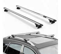 VEVOR Barras Transversales para Portaequipajes de Techo, Longitud de 1280 mm, Barras Transversales para Techo de Coche Elevado, Carga de 100 kg, de Aleación de Aluminio, para Canoas, Cestas de Carga