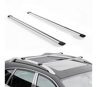 Barras transversales para portaequipajes de techo VEVOR, capacidad de carga de 220 lb, longitud de 53,1", barras transversales de aleación de aluminio de alta resistencia para portaequipajes de techo,