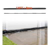 VEVOR Barrera Antiinundación Activada por Agua, 8 Bolsas de 5230 x 210 x 3 mm, Reutilizable, Absorbente de Agua, Dispositivo de Protección para Puertas, Garajes y Emergencias ante Tormentas, Negro