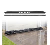 VEVOR Barrera Antiinundación Activada por Agua, Paquete de 8, 305 x 21 cm, Barrera Absorbente de Agua, Dispositivo de Protección para Puertas, Garajes y Emergencias ante Tormentas