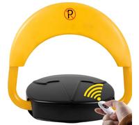 VEVOR Barrera de Parking Automática con 15 m de Control Remoto Bloqueo de Estacionamiento Cerradura de Estacionamiento Plegable con Sistema de Alarma Automática Barrera de Aparcamiento Eléctrica