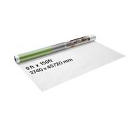 VEVOR Barrera de Vapor Impermeabilizante de Plástico, 2,7 x 45,72 m, 0,13 mm de Grosor, Lona Resistente al Desgarro, Bloquea la Humedad, para Construcción y Renovación de Edificios, Color Blanco