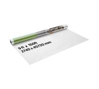 VEVOR Barrera de Vapor Impermeabilizante de Plástico, 2,7 x 45,72 m, 0,13 mm de Grosor, Lona Resistente al Desgarro, Bloquea la Humedad, para Construcción y Renovación de Edificios, Color Blanco