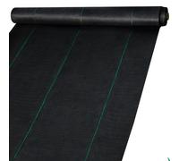 VEVOR Barrera del Bloque de Malezas 91.4 x 1.83 M Barrera de Malezas Tejidas de PP Tejido de Barrera de Malezas Bloque de Malezas de Plástico Tela de Control de Malezas de Cobertura de Tierra