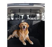 VEVOR Barrera para Perros para el Coche, para Mascotas en Coches, Fácil de Instalar, de Metal Resistente, Mantiene a Las Mascotas Fuera de los Asientos de los Pasajeros, Negro, 1448 x 1245 x 79 mm