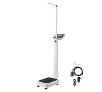 VEVOR Báscula Médica Digital Capacidad de 227 kg Báscula Corporal Médica Profesional y Multifuncional para Peso y Altura con 2 Unidades (kg/lb) IMC para Gimnasio, Hogar, Hospital