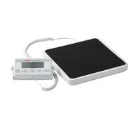 VEVOR Báscula Médica Portátil Digital Profesional para Pesar, con Alfombrilla Antideslizante, 2 Unidades(kg/lb), Función de Retención y Tara, Carga 250 kg, para Hogar, Hospital, 328 x 317 x 44 mm
