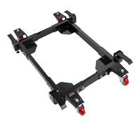 VEVOR Base con Ruedas para Lavadora Carga de 680,3kg Soporte para Lavadora Ajustable 527x603 mm a 711x850 mm 4 Ruedas Giratorias con Freno Base Universal de Acero al Carbono para Secadora Refrigerador