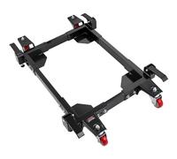 VEVOR Base con Ruedas para Lavadora Carga de 680,3kg Soporte para Lavadora Ajustable 527x603 mm a 711x850 mm 4 Ruedas Giratorias con Freno Base Universal de Acero al Carbono para Secadora Refrigerador