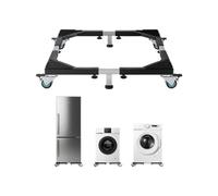 VEVOR Base Móvil para Muebles 930 x 810 x 100 mm con 8 Ruedas Gemelas con Bloqueo y 4 Frenos, Capacidad de Carga de 544 kg, Plataforma Rodante Ajustable de 584,2-929,64 mm para Lavadora, Frigorífico