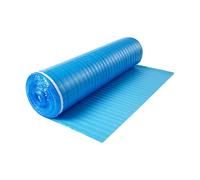 VEVOR Base para Suelo 18,6 m²/Rollo, 3 en 1, con Cinta y Barrera de Vapor, Espuma EPE Resistente con PE Azul, Insonorizante y Reductor de Ruido, Ideal para Madera Laminada, 16900 x 1100 x 3 mm