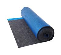 VEVOR Base para Suelo Laminado 9,3 m², con Barrera de Vapor Integrada, Película de Fibra y PE de Alta Resistencia, Insonorizante y Antirruido, para Suelos de Madera y Vinilo, 9300 x 1000 x 3 mm