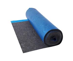 VEVOR Base para Suelo Laminado 9,3 m², con Barrera de Vapor Integrada, Película de Fibra y PE de Alta Resistencia, Insonorizante y Antirruido, para Suelos de Madera y Vinilo, 9300 x 1000 x 3 mm