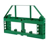 VEVOR Bastidor de Paletas para Minicargadoras, con Enganche de Remolque de 50,8 mm y Manguitos de Lanza, Carga de 1814 kg para Cargadora John Deere, Montaje de Conexión Rápida, Solo Bastidor