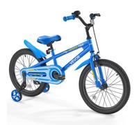 VEVOR Bicicleta Infantil, Bicicleta para Niños de Estilo BMX 1210 x 500 x 780 mm con Ruedas de Entrenamiento, Altura Recomendada del Ciclista de 110 cm - 140 cm para Niños de 5 a 10 Años, Azul
