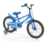 VEVOR Bicicleta Infantil, Bicicleta para Niños de Estilo BMX 1210 x 500 x 780 mm con Ruedas de Entrenamiento, Altura Recomendada del Ciclista de 110 cm - 140 cm para Niños de 5 a 10 Años, Azul