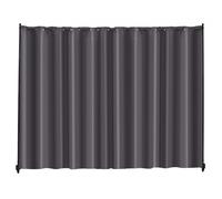 VEVOR Biombo Separador 308,5x45x245,5 cm Biombo Portátil con Ruedas Tela de Poliéster Separador de Ambientes de Privacidad con Ruedas para Oficina, Hospital, Dormitorio, Comedor, Estudio, Gris