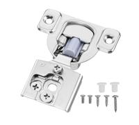 VEVOR Bisagras para Gabinetes, 50 uds, con Superposición Parcial, Bisagras Ocultas de Cierre Suave con Ángulo de Apertura 105 Grados para Gabinetes con Marco, con Tornillos de Montaje, 71 x 57 x 18 mm