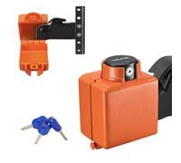 VEVOR Bloqueo de Enganche de Remolque Compatible con Acoplador de Flujo de Aire Fundido de 50,6 y 58,6 mm con 3 Llaves para Asegurar Cadenas de Seguridad Resistente a Corrosión para Remolques de RV