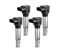 VEVOR Bobina de Encendido 4 uds, con Audi A1, A3, Seat Alhambra, Altea, Córdoba, Ibiza, León, Toledo, Volkswagen Golf, Polo, Tiguan, Vento, Audi 1.4 T, 1.8 T, 1.6 L y Volkswagen 1.4 L y 1.6 L