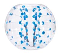 VEVOR Bola de Choque Inflable Bola de Choque de Parachoques 1,5 m x 1,2 m Bola de Colisión Humana Bola de Rebote de Burbuja de Cuerpo de PVC Bola de Parachoques Inflable Transparente + Puntos Azules