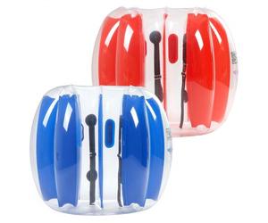 VEVOR Bolas de Parachoques Inflables, Bola de Sumo, Resistente, de PVC Grueso, para Hámster Humano, para Deportes al Aire Libre, Jardín, Patio y Parque, Rojo y Azul, 2 uds, 1150 x 1150 x 900 mm