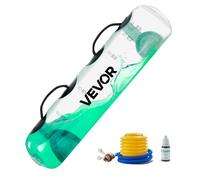 VEVOR Bolsa de Agua con Pesas, 32 kg, Portátil, Ajustable, para Estabilidad, Fitness y Ejercicio de Cuerpo Completo, para Entrenamiento Fuerza, Core y Equilibrio, Gimnasio en Casa, Transparente