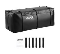 VEVOR Bolsa de Carga a Enganche Impermeable, PVC 840D, Resistente, para Almacenamiento en Caja de Camioneta con 6 Correas Reforzadas, para Cestas Enganche Coche y Furgoneta, 1520 x 610 x 620 mm