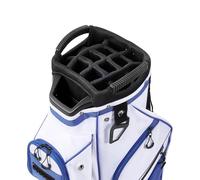 VEVOR Bolsa de Carro para Palos de Golf 15 Compartimentos, 10 Bolsillos, Bolsa para Carrito de Golf de Poliéster, con Correa para Hombro, Cubierta para Lluvia, Cremalleras Suaves, para Adultos