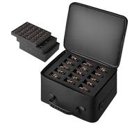 VEVOR Bolsa de Transporte para Miniaturas, para Modelos a Escala 1:500-1:750, con Correa de Hombro Ajustable y 3 Capas de Espuma para Mayor Capacidad, Miniaturas no Incluidas, 380 x 320 x 220 mm