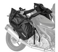VEVOR Bolsa Lateral para Sillín de Motocicleta, 14 L x 2, Impermeable, para Equipaje de Motocicleta, Almacenamiento de Equipaje con Correa Inferior, para Deportes al Aire Libre, 455 x 170 x 240 mm