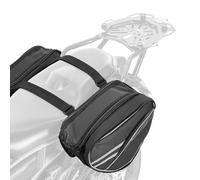 VEVOR Bolsa Lateral para Sillín de Motocicleta, 15 L x 2, con Funda Impermeable para Lluvia y Correas, Compatible con la Mayoría de Motocicletas, para Almacenamiento Equipaje, 350 x 200 x 170 mm
