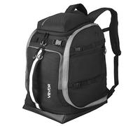 VEVOR Bolsa para Botas de Esquí, Mochila de Viaje de 65 L, con Exterior y Base Impermeables, Oxford 1680D, para Esquís, Snowboards, Cascos, Gafas, Guantes y Accesorios, Negro, 410 x 270 x 500 mm