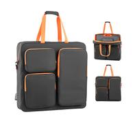 VEVOR Bolsa para Panel Solar 2 x 200 W 18 kg Bolsa de Transporte Plegable | para Camping y Autocaravana, con 3 Bolsillos Exteriores, Cremallera Suave y Correas Cómodas, para Accesorios al Aire Libre
