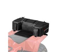 VEVOR Bolsa Trasera de 60 L para Quads y ATV, Fabricada en Tela Oxford 600D, Incluye Funda Impermeable, 850 x 400 x 220 mm, Compatible con la Mayoría de los Vehículos Todo Terreno, Color Negro