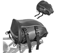 VEVOR Bolsa Trasera para Asiento de Motocicleta 10 L, con Funda Impermeable para Lluvia, con Correa para el Hombro y Bolsillo Interior, a Portaequipajes de Motocicleta, 320 x 270 x 180 mm, Negro